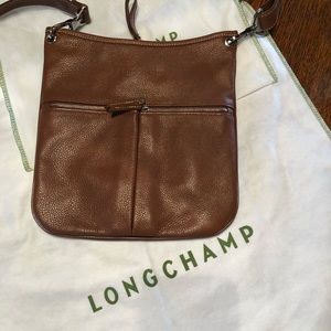 NWOT Longchamp leather crossbody